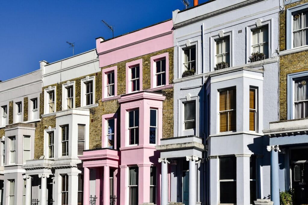 Terraced housing held for income