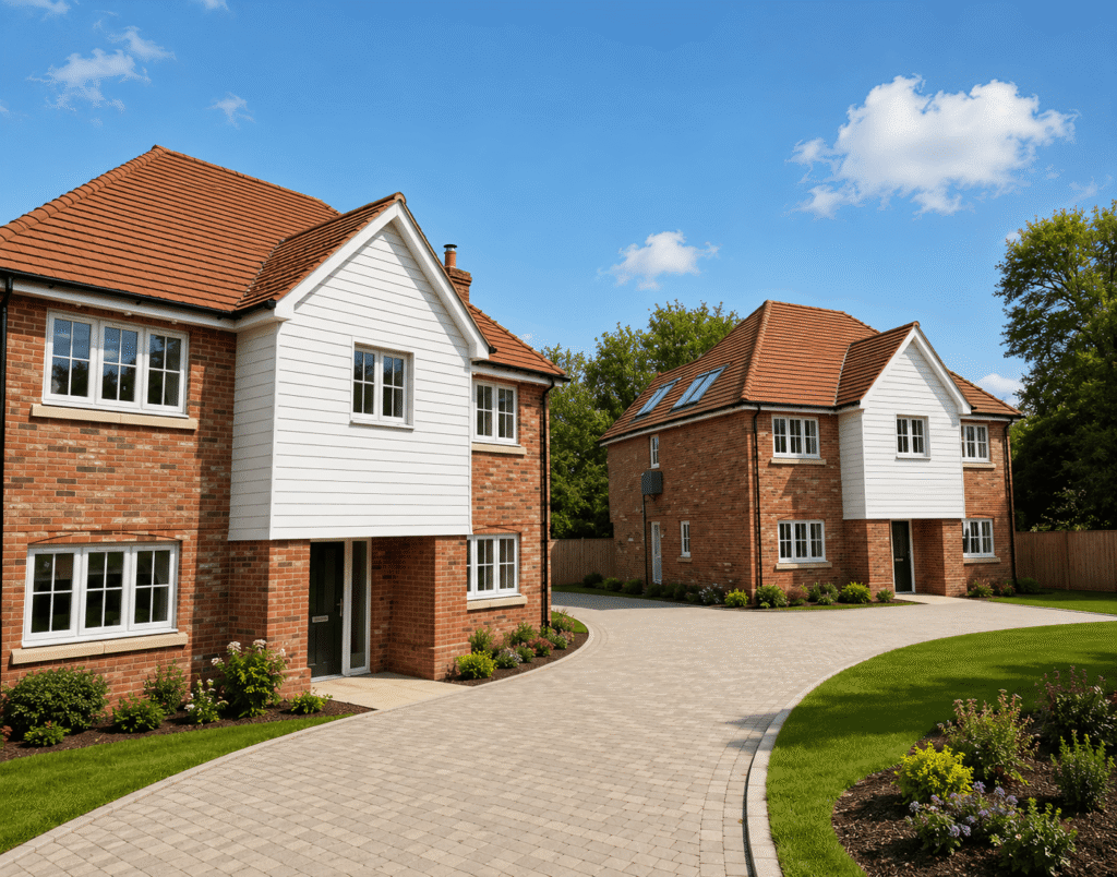 Near complete residential schemes